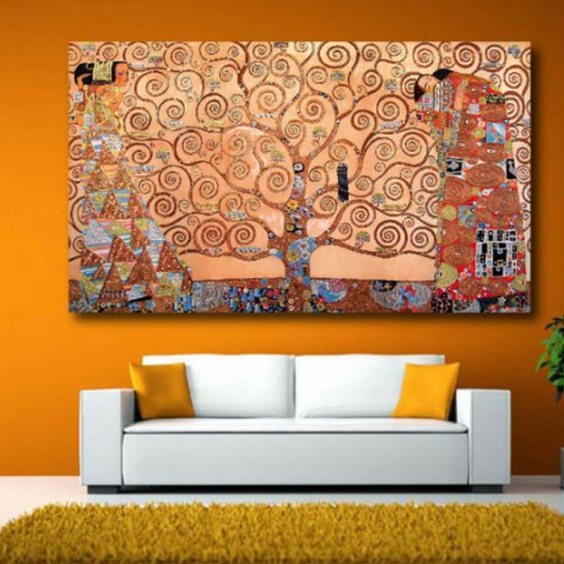 Πίνακας σε καμβά με Ζωγραφική Klimt The Tree of Life